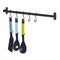 50cm Wall Mounted Rail - Black